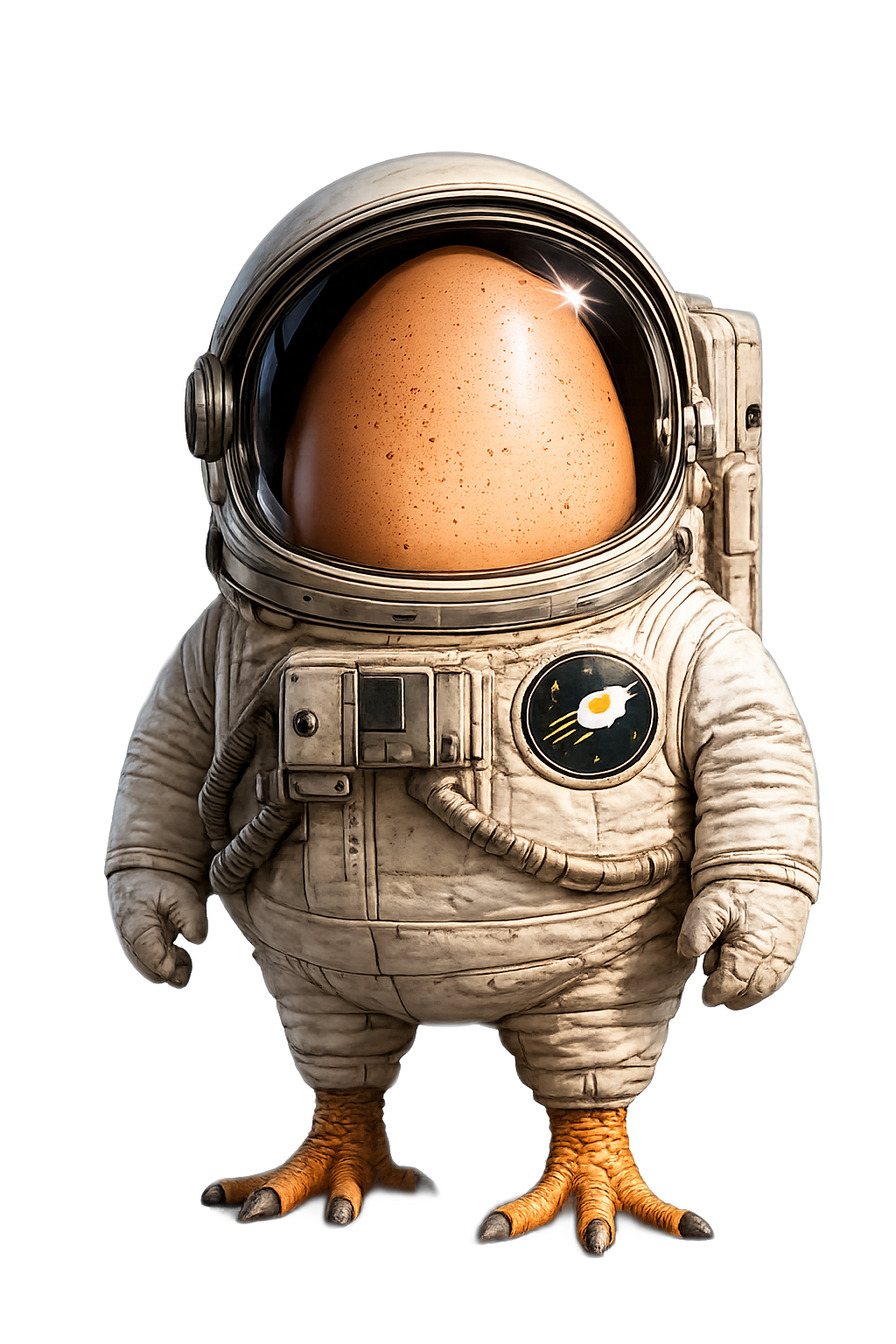 Huevo astronauta Estrellados